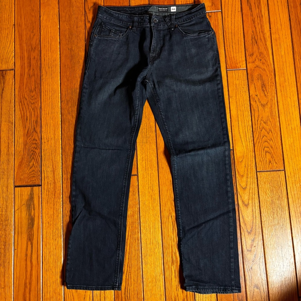 Volcom Nova Solver Dark Blue Jeans, 34” waist